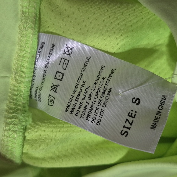 High Waisted Athletic Shorts (S) NWT - Picture 6 of 9